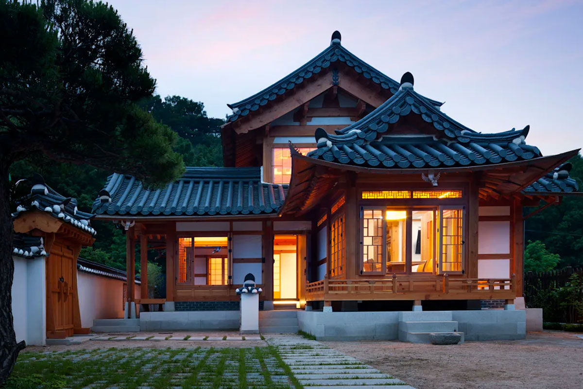 Дизайн фасада в японском стиле